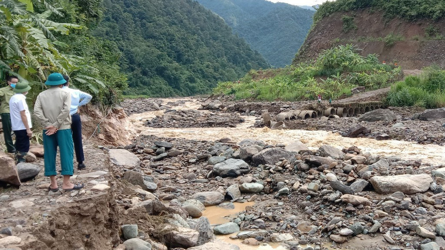  Vùng núi phía bắc có nguy cơ cao xảy ra lũ quét, sạt lở đất do mưa lớn trong những ngày tới. Ảnh: Hoàng Phan