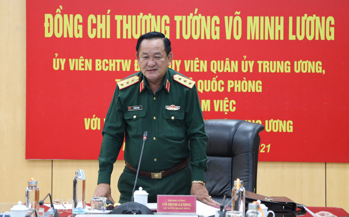 Thượng tướng Võ Minh Lương, Thứ trưởng Bộ Quốc phòng. 