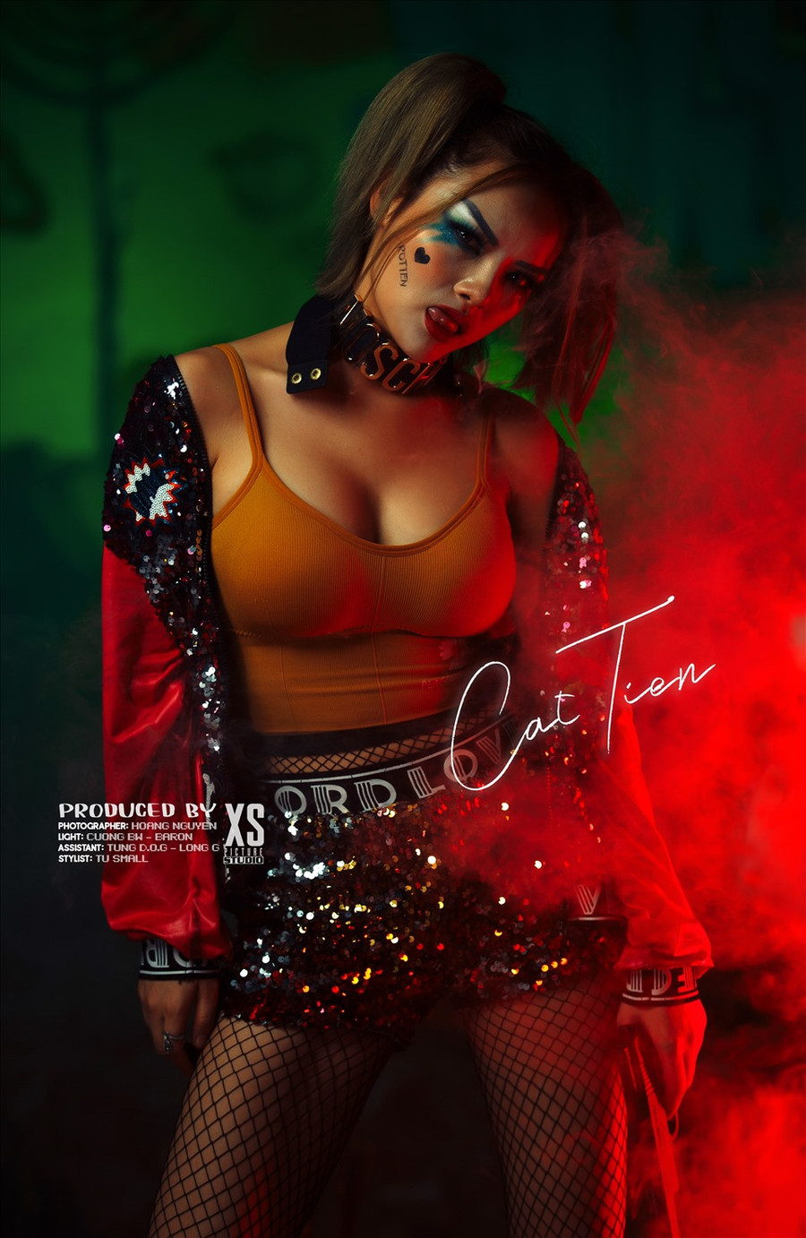 Cát Tiên với tạo hình siêu ngầu khi trở lại với đường đua V-Pop. Ảnh: NVCC