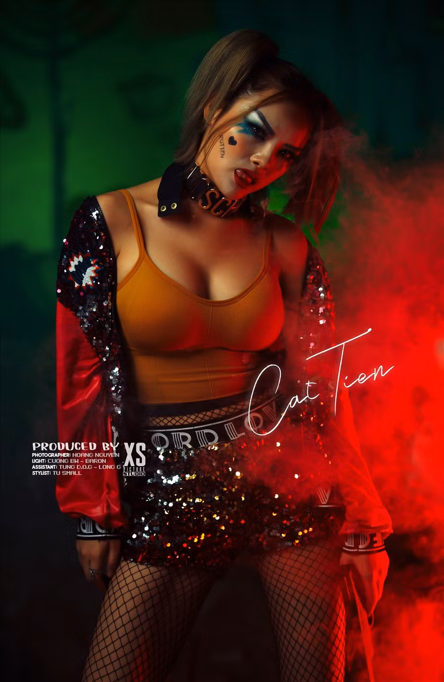 Cát Tiên với tạo hình siêu ngầu khi trở lại với đường đua V-Pop. Ảnh: NVCC