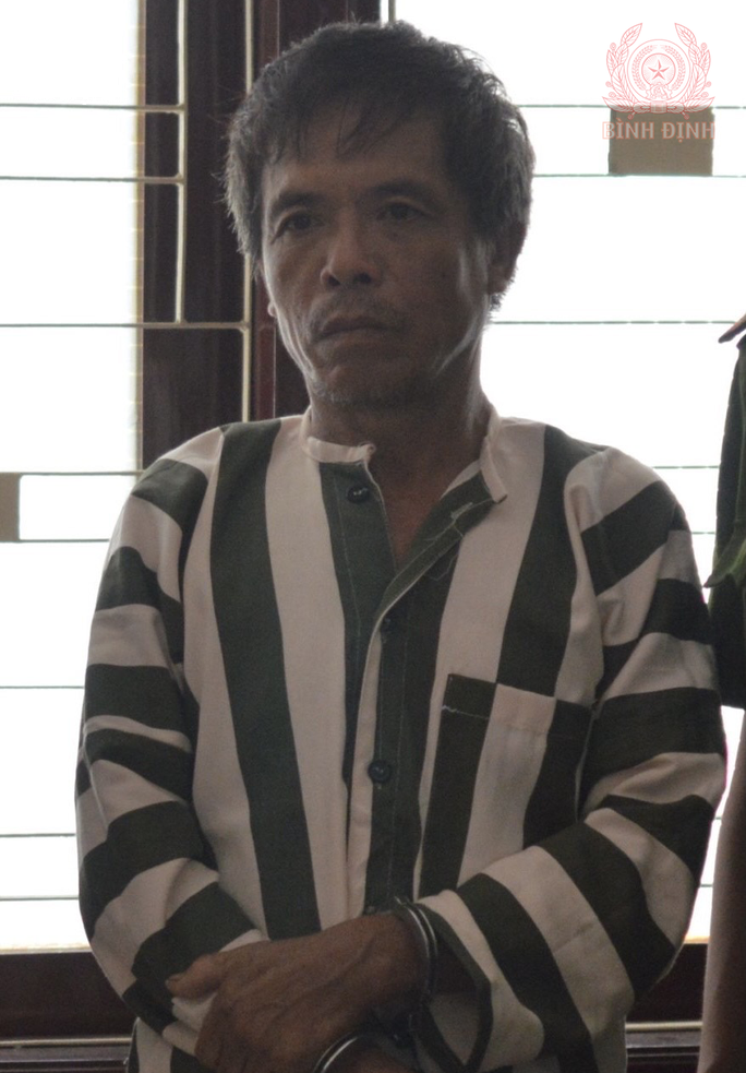 Đối tượng Cao Thanh Xuân sau khi bị bắt theo lệnh truy nã. Ảnh: Công an Bình Định