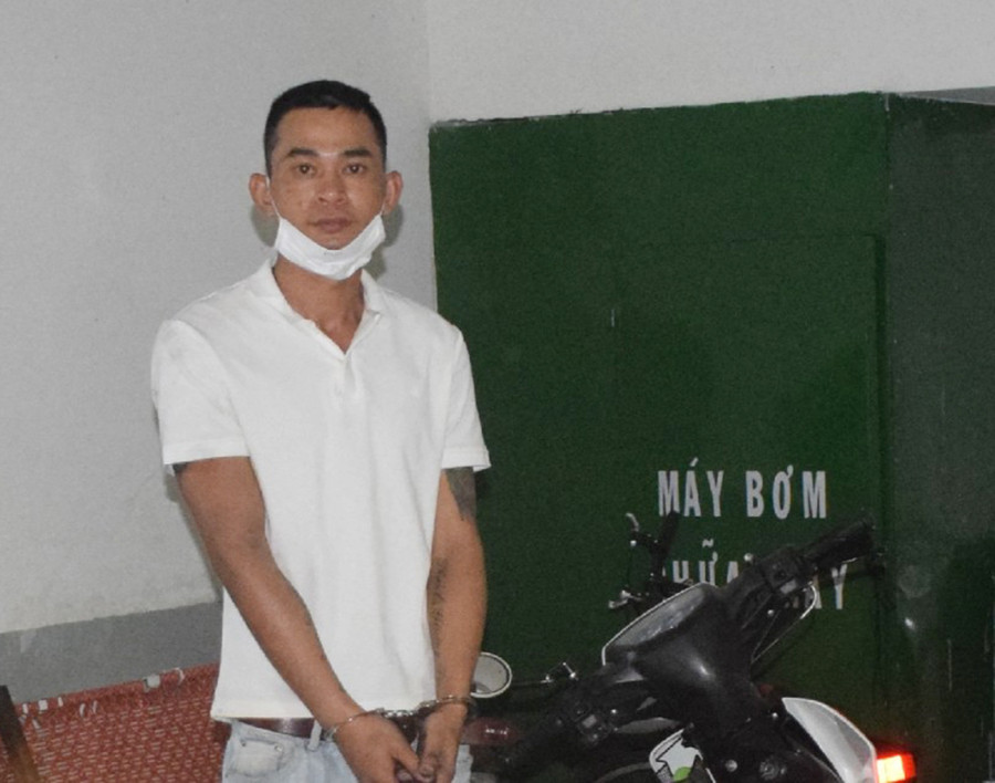  Đối tượng Phạm Ngọc Tiến. Ảnh: Lê Anh