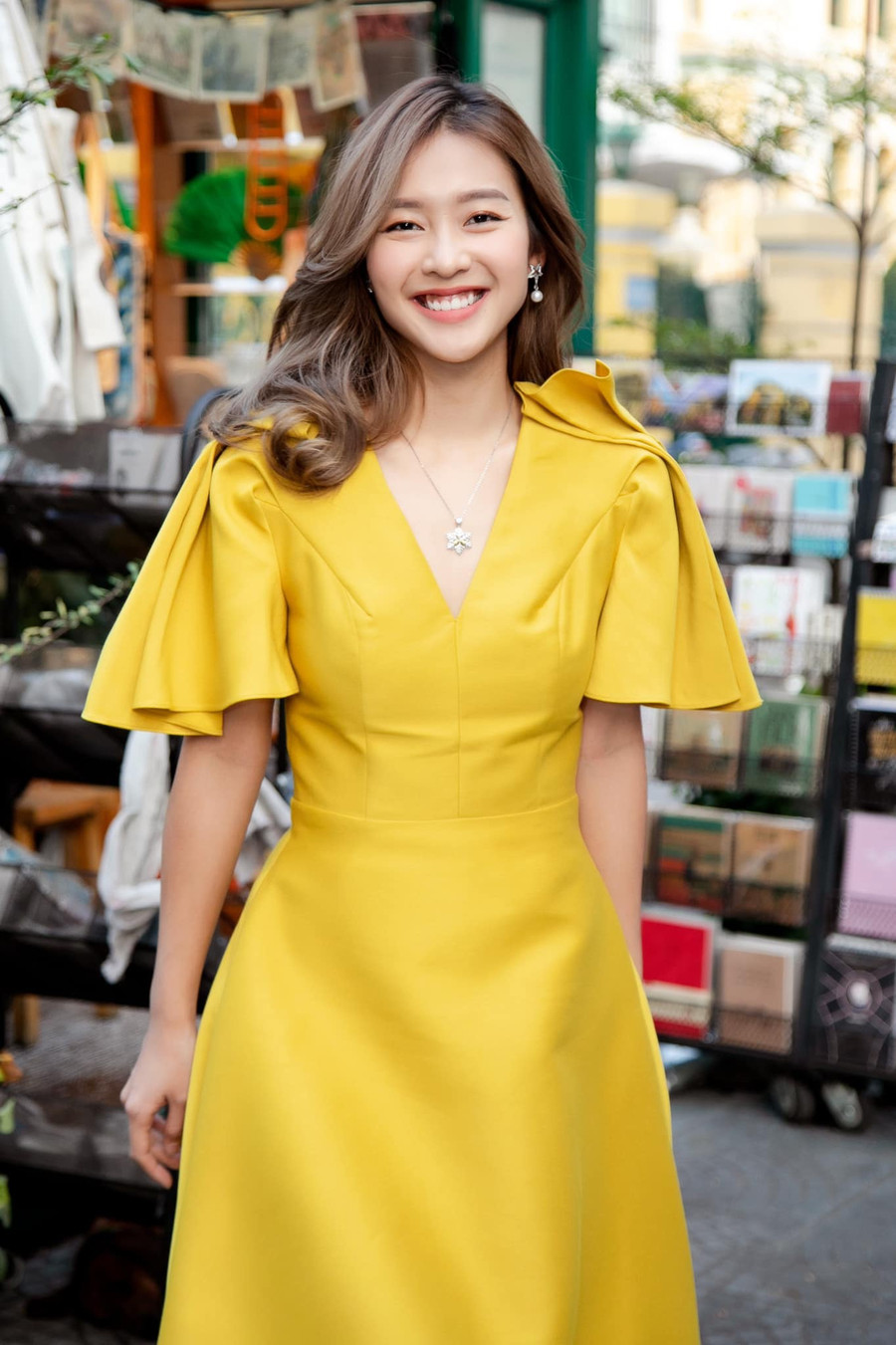 Khả Ngân từng gây ấn tượng với vẻ ngoài xinh tươi, đầy năng lượng. Ảnh: FBNV