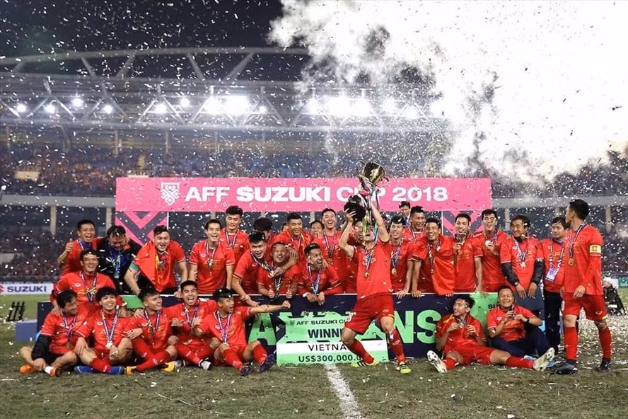 Tuyển Việt Nam tại AFF Cup 2018. Nguồn: AFF