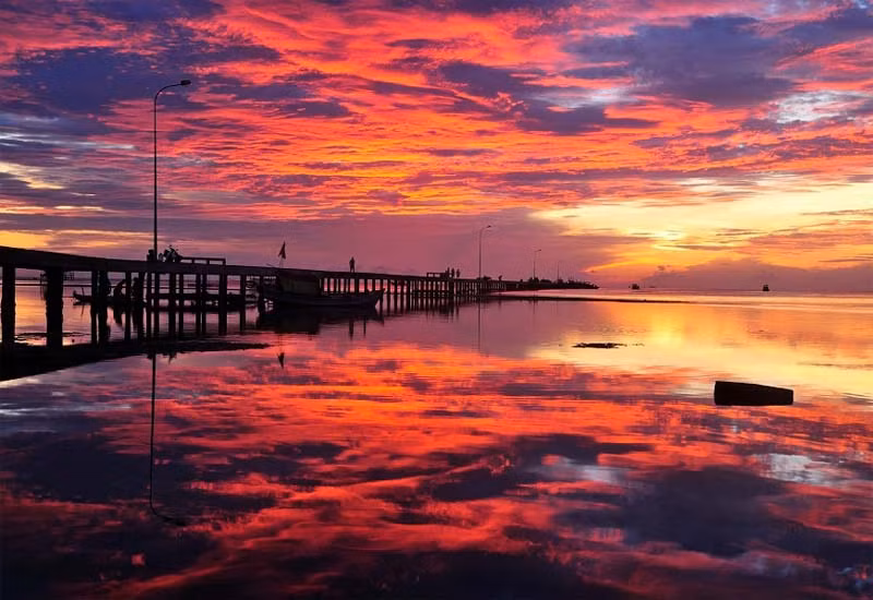 Du lịch Nam Du trong buổi tối trong lành và tươi mới. Ảnh: Du lịch Việt