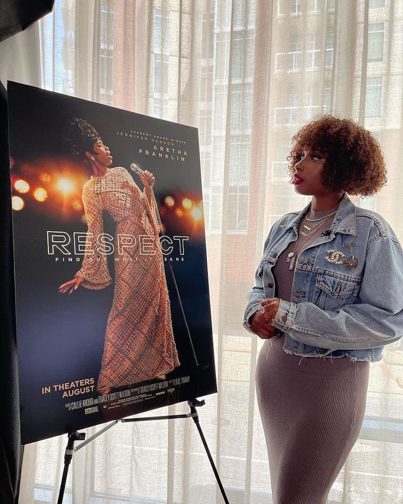 Jennifer Hudson đang nhận được sự chú ý với bộ phim xoay quanh cuộc đời danh ca huyền thoại Aretha Franklin. Ảnh: INSTAGRAM NV