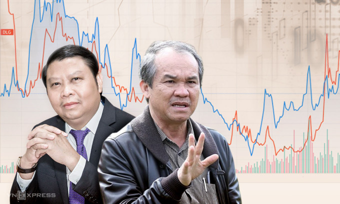 Ông Bùi Pháp và ông Đoàn Nguyên Đức. Đồ họa: Tạ Lư Ông Bùi Pháp và ông Đoàn Nguyên Đức. Đồ họa: Tạ Lư