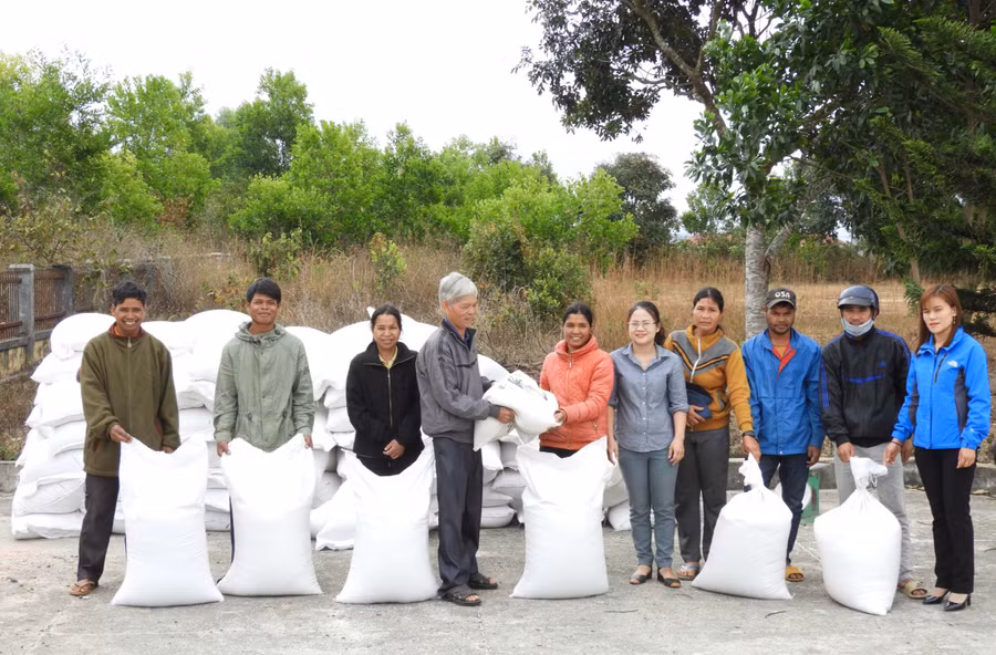 Cấp gạo cứu đói giáp hạt cho hộ nghèo vùng dân tộc thiểu số tại Gia Lai vào quý I-2021