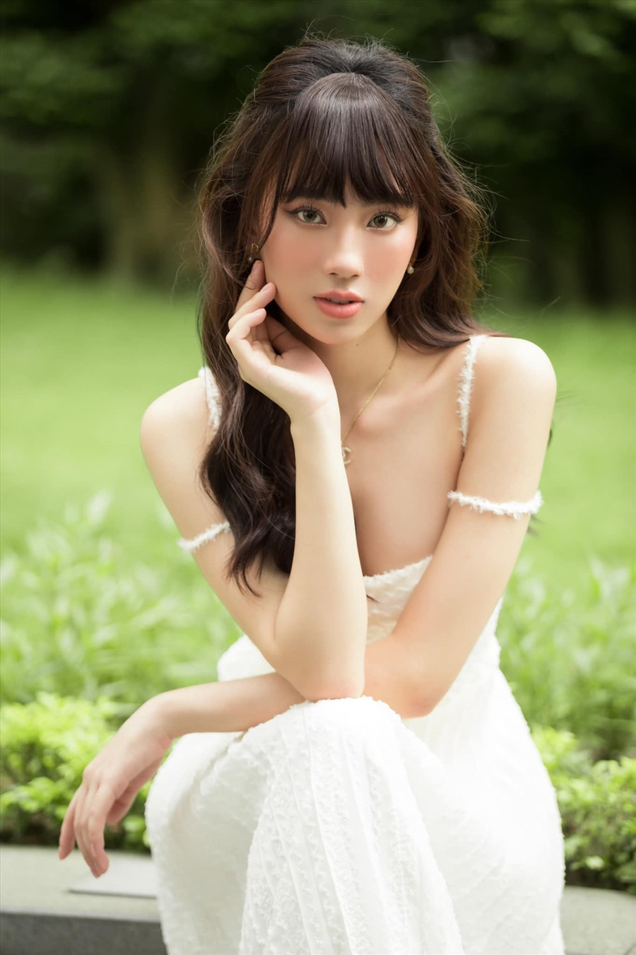 Mặc dù vậy cô vẫn sẽ quyết tâm và cố gắng hết sức mình tại Miss Intercontinental 2021. Ảnh: NVCC