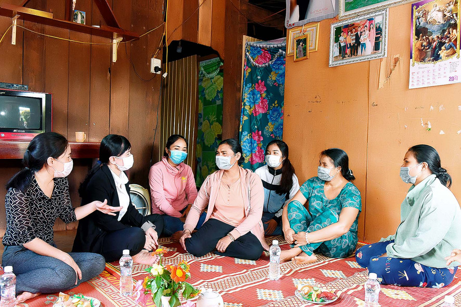 5.Các nội dung tuyên truyền xây dựng nông thôn mới được Hội Liên hiệp phụ nữ thị trấn Nhơn Hòa cụ thể hóa và lồng ghép trong các buổi sinh hoạt.