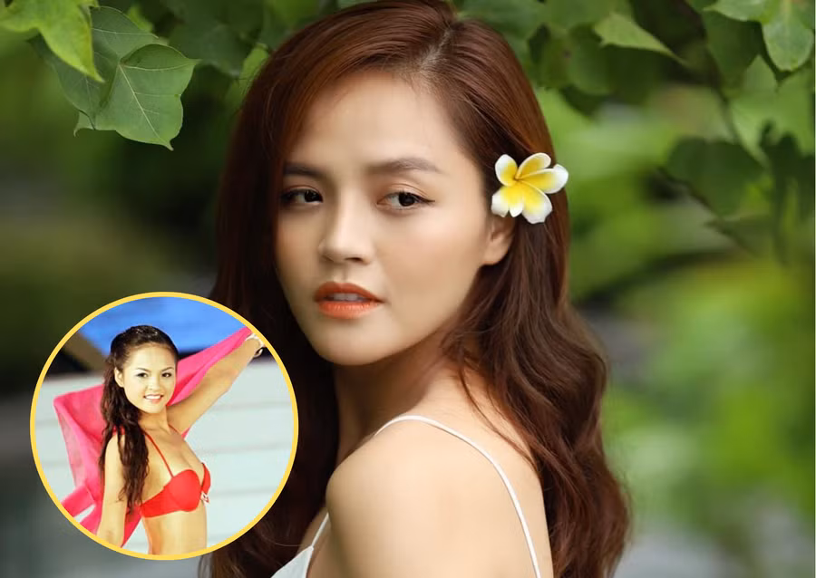 Diễn viên Thu Quỳnh chia sẻ ảnh thời đi thi hoa hậu. Ảnh: FBNV/ Chụp màn hình