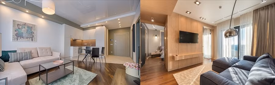 Ghế sofa là nội thất không thể thiếu trong phòng khách. Đồ họa: M.H