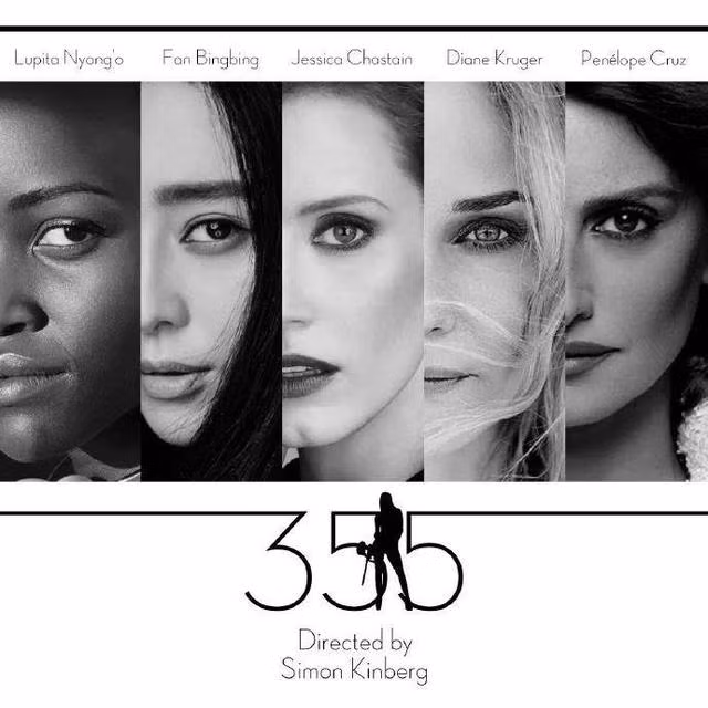 Phạm Băng Băng trên poster phim 355 do Hollywood sản xuất. Ảnh: Sina