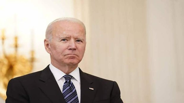  Tổng thống Mỹ Joe Biden phát biểu tại Nhà Trắng, trước lễ tưởng niệm 20 năm ngày nước Mỹ bị tấn công khủng bố (ngày 11/9).(Ảnh: NDTV/TTXVN)