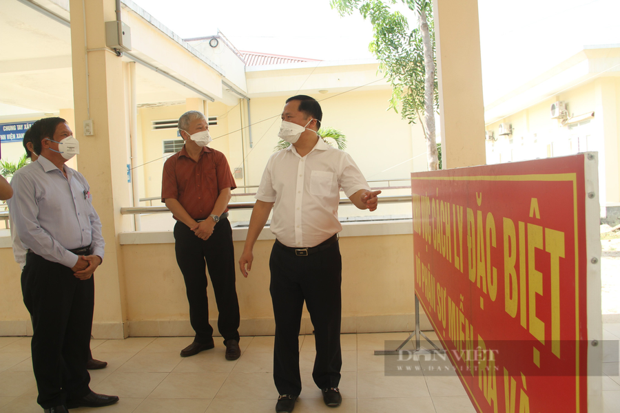 Khu vực cách ly đặc biệt tại Trung tâm y tế huyện Phù Cát. 