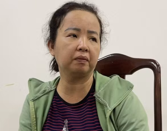 Đối tượng Nguyễn Thị Thu. Ảnh: V.A.