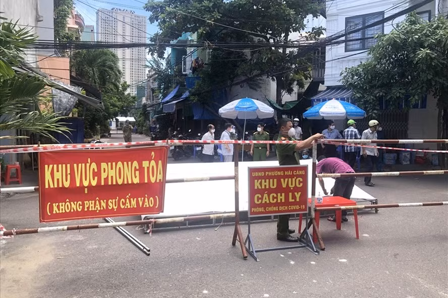 Phong tỏa con hẻm dẫn vào ổ dịch tại phường Hải Cảng