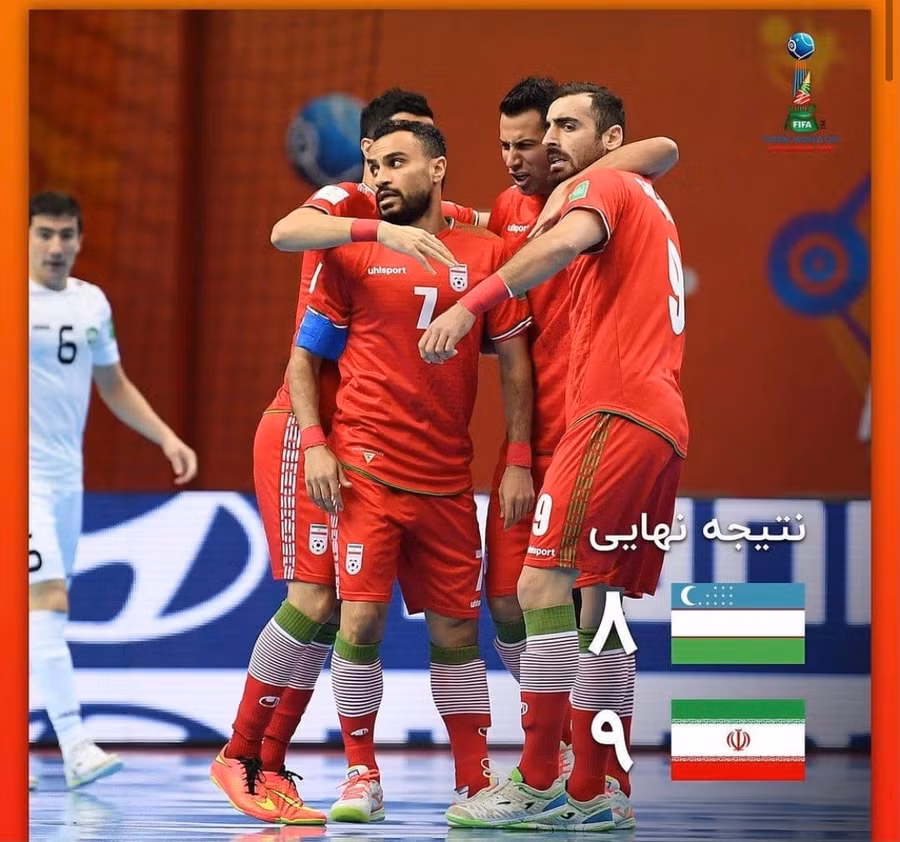 Tuyển futsal Iran giữ ngôi đầu châu Á. Ảnh: IFF
