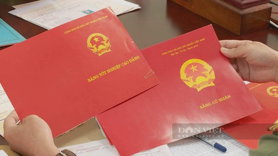 UBND huyện Cư Kuin đã và đang xử lý 10 trường hợp sử dụng bằng tốt nghiệp THPT giả. Ảnh: P.H