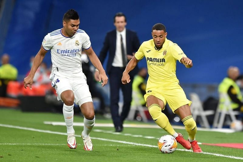 Casemiro (trái) trở lại đội hình thi đấu của Real Madrid. Ảnh: AFP