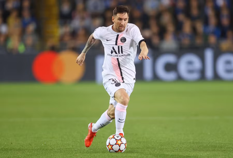 Messi chơi khá cố gắng nhưng anh không giúp được PSG có 3 điểm như mong muốn. Ảnh: AFP