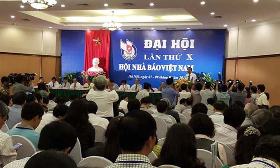 Quang cảnh Đại hội lần thứ X Hội Nhà báo Việt Nam. Ảnh: Ngọc Lành Quang cảnh Đại hội lần thứ X Hội Nhà báo Việt Nam. Ảnh: Ngọc Lành