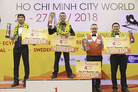 Ba trong 4 danh hiệu cao nhất giải thuộc về các cơ thủ chủ nhà Việt Nam. Ba trong 4 danh hiệu cao nhất giải thuộc về các cơ thủ chủ nhà Việt Nam.