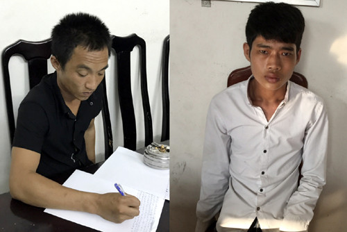 Vinh và Tây tại cơ quan điều tra. Vinh và Tây tại cơ quan điều tra.