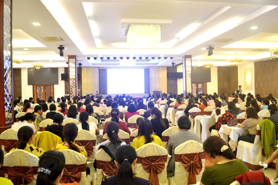 Toàn cảnh chương trình tập huấn. Ảnh: H.L Ảnh: H.L