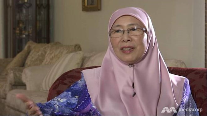 Chủ tịch Đảng Công lý Nhân dân (PKR) Wan Azizah Wan Ismail. (Nguồn: channelnewsasia.com) Chủ tịch Đảng Công lý Nhân dân (PKR) Wan Azizah Wan Ismail. (Nguồn: channelnewsasia.com)