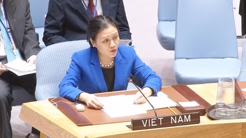Đại sứ Nguyễn Phương Nga, Trưởng Phái đoàn thường trực Việt Nam tại Liên Hợp Quốc. Ảnh: mofa.gov.vn.