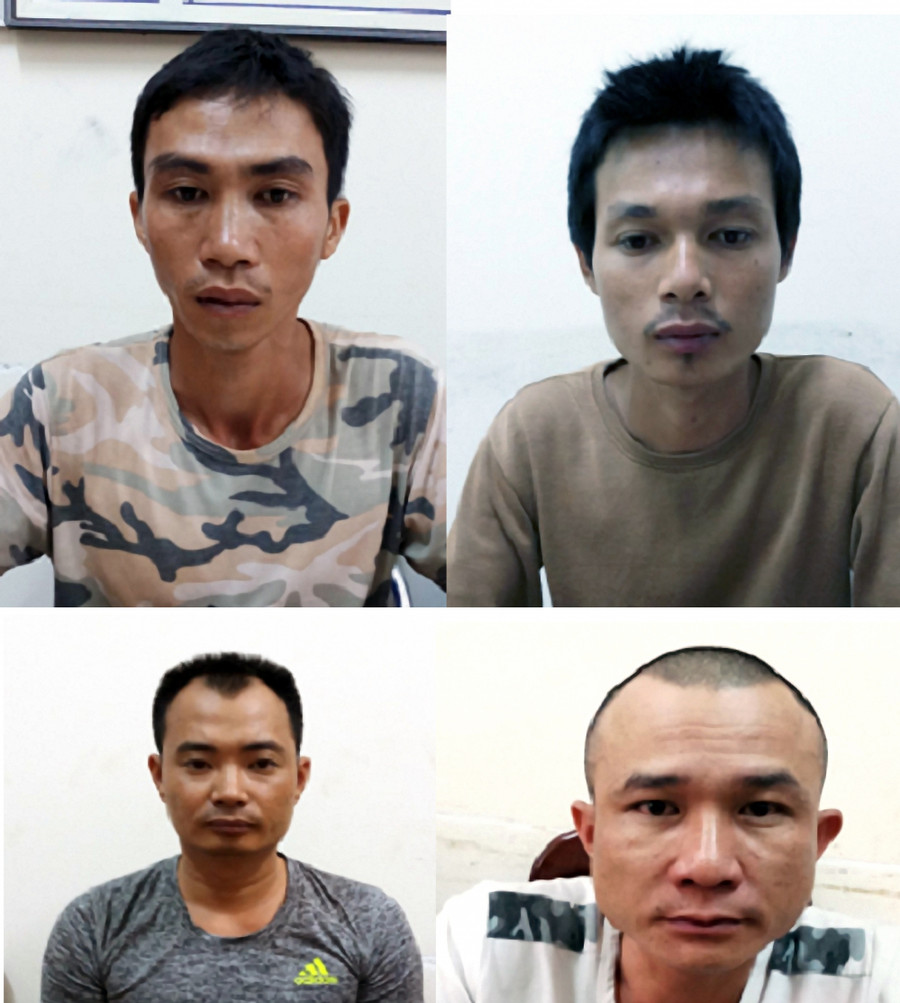 4 nghi can mua bán vũng khí và chế tạo súng tại cơ quan điều tra.