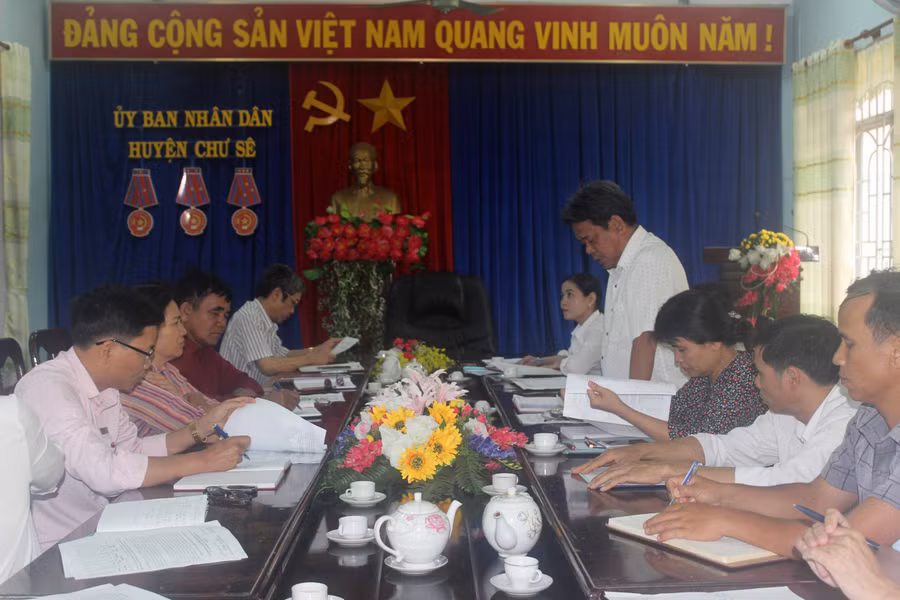 Quang cảnh buổi làm việc. Ảnh: S.C