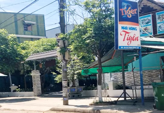 Nhà hàng Tingôn nơi xảy ra vụ việc. 