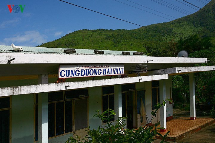 Nhà ga ở địa phận Bắc Hải Vân.