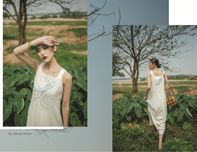 Các mẫu thiết kế với form dáng rộng, suông mang lại vẻ đẹp phóng khoáng cho người mặc.