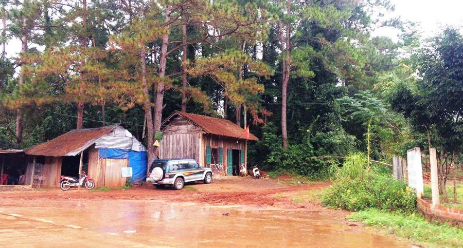 Trạm bảo vệ rừng 10km5 đã được di dời sâu vào bên trong rừng để bảo vệ rừng tốt hơn. Ảnh: Q.T