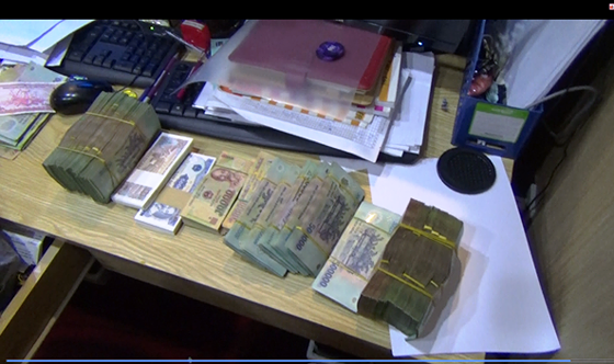 Tang vật thu giữ. 