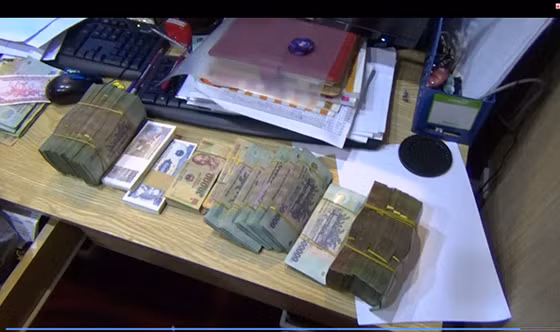 Tang vật thu giữ. 