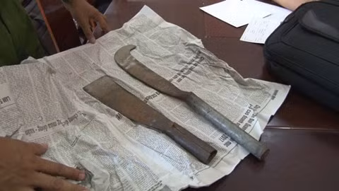 Hung khí do Khoa sử dụng để gây án.