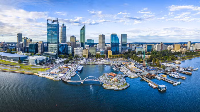 Perth, thành phố yên bình miền Tây nước Úc - Ảnh: Shutterstock Perth, thành phố yên bình miền Tây nước Úc - Ảnh: Shutterstock