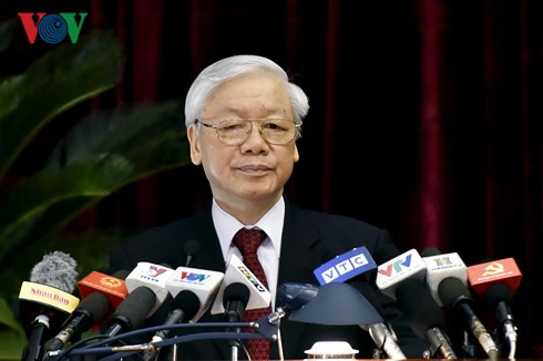 Tổng Bí thư Nguyễn Phú Trọng phát biểu khai mạc Hội nghị Trung ương 7