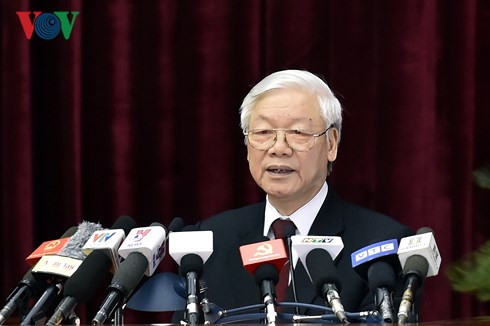  Tổng Bí thư Nguyễn Phú Trọng phát biểu bế mạc Hội nghị Trung ương 7