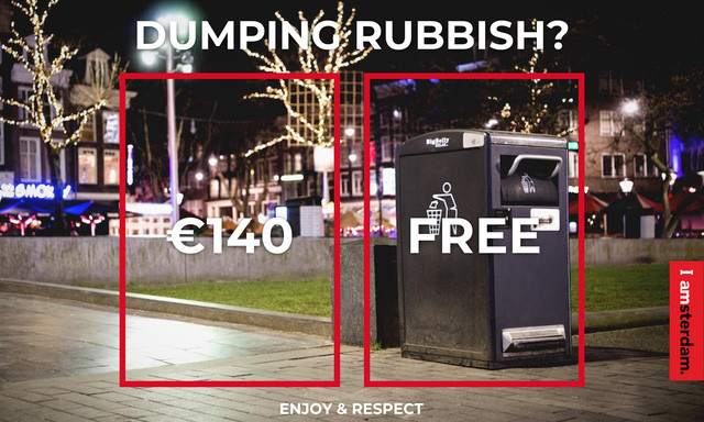 Áp-phích hưởng ứng chiến dịch “Vui chơi và tôn trọng” ở Amsterdam. Áp-phích hưởng ứng chiến dịch “Vui chơi và tôn trọng” ở Amsterdam.