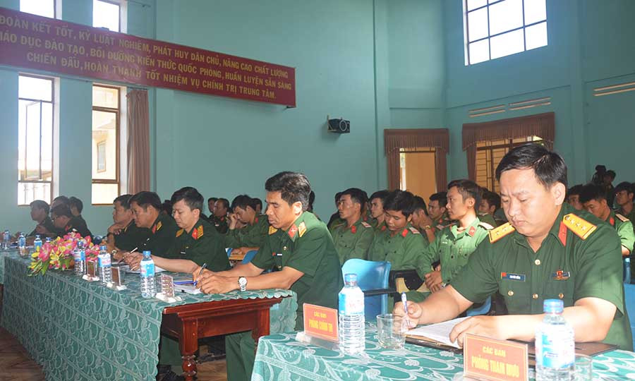  Quang cảnh lễ khai giảng. Ảnh: Anh Huy