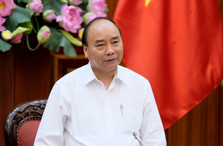 Thủ tướng Nguyễn Xuân Phúc phát biểu tại cuộc họp - Ảnh: VGP/Quang Hiếu Thủ tướng Nguyễn Xuân Phúc phát biểu tại cuộc họp - Ảnh: VGP/Quang Hiếu