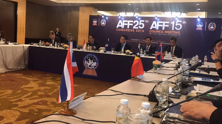 Quang cảnh cuộc họp AFF hôm 1-5. 