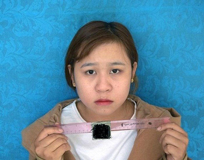 Bị can Ngân tại Cơ quan Điều tra. Ảnh: Lương Ý
