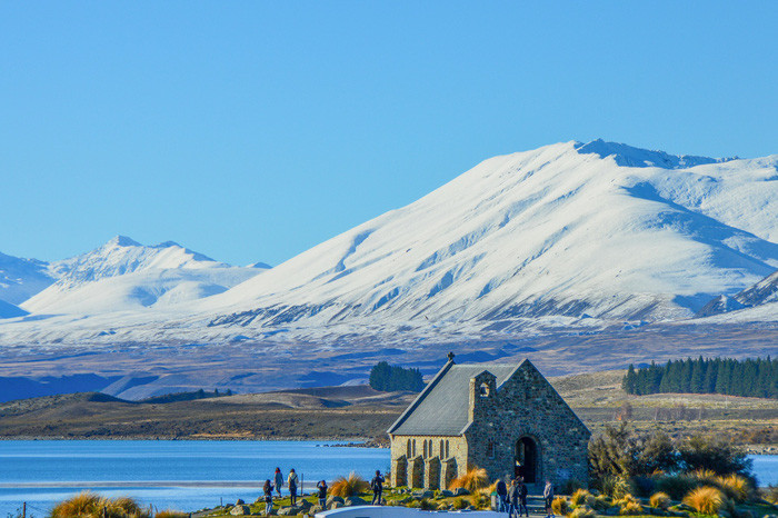 Vẻ đẹp diệu kỳ của hồ Tekapo - Ảnh: Shutterstock