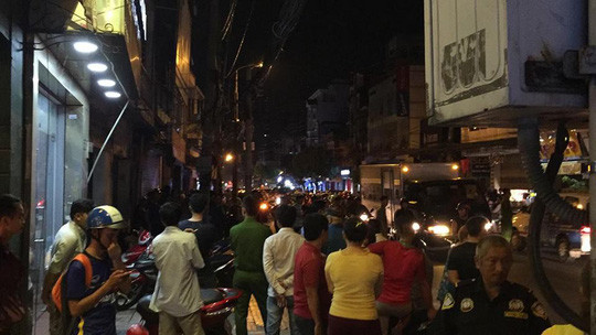 Hiện trường vụ án mạng nghiêm trọng